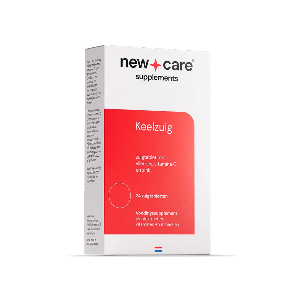 New Care Keelzuig (24 zuigtabletten)