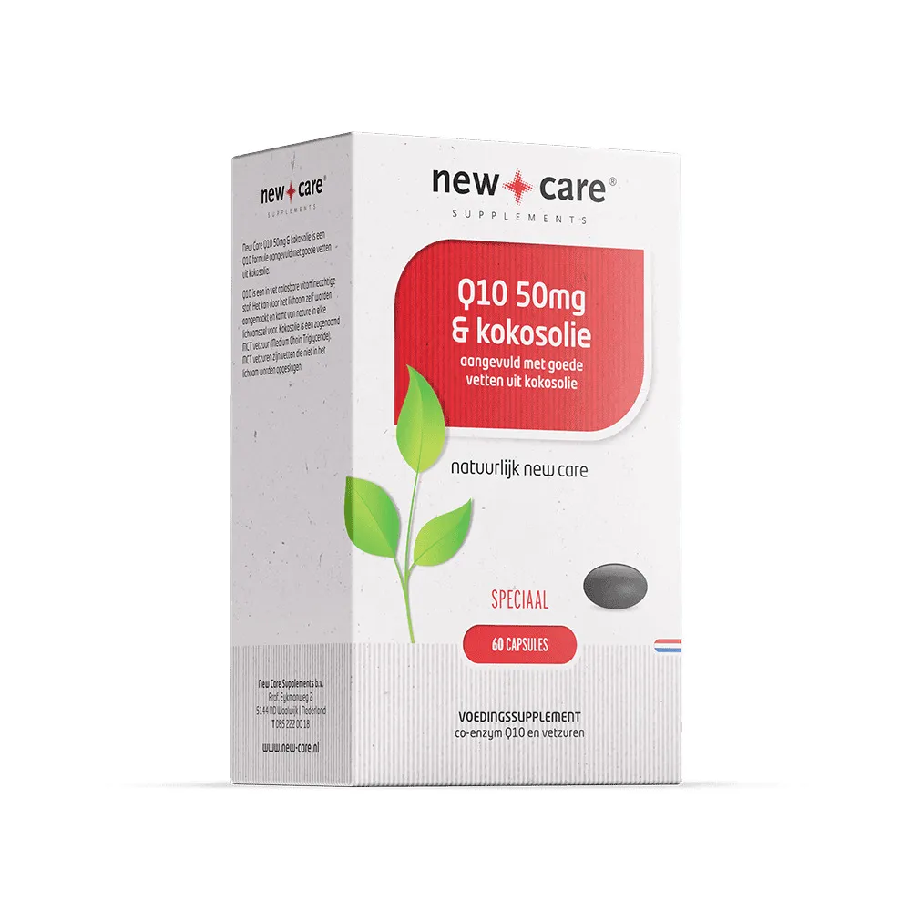 New Care Q10 50mg & kokosolie (60 capsules)