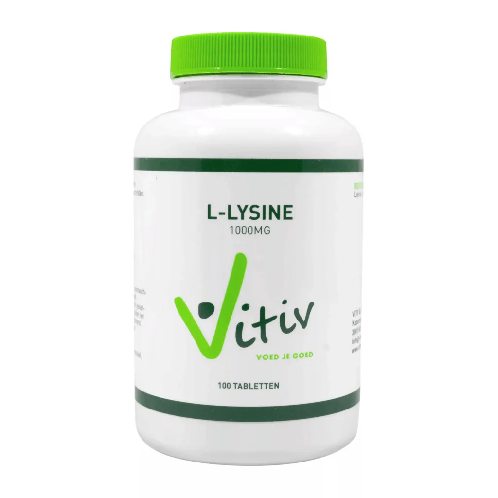 Vitiv L-Lysine 1000 mg (100 tabletten)
