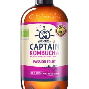 The Gutsy Captain Kombucha Passionfruit BIO (400 ml)