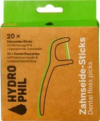 Hydrophil Flossticks Bamboe (20 stuks)