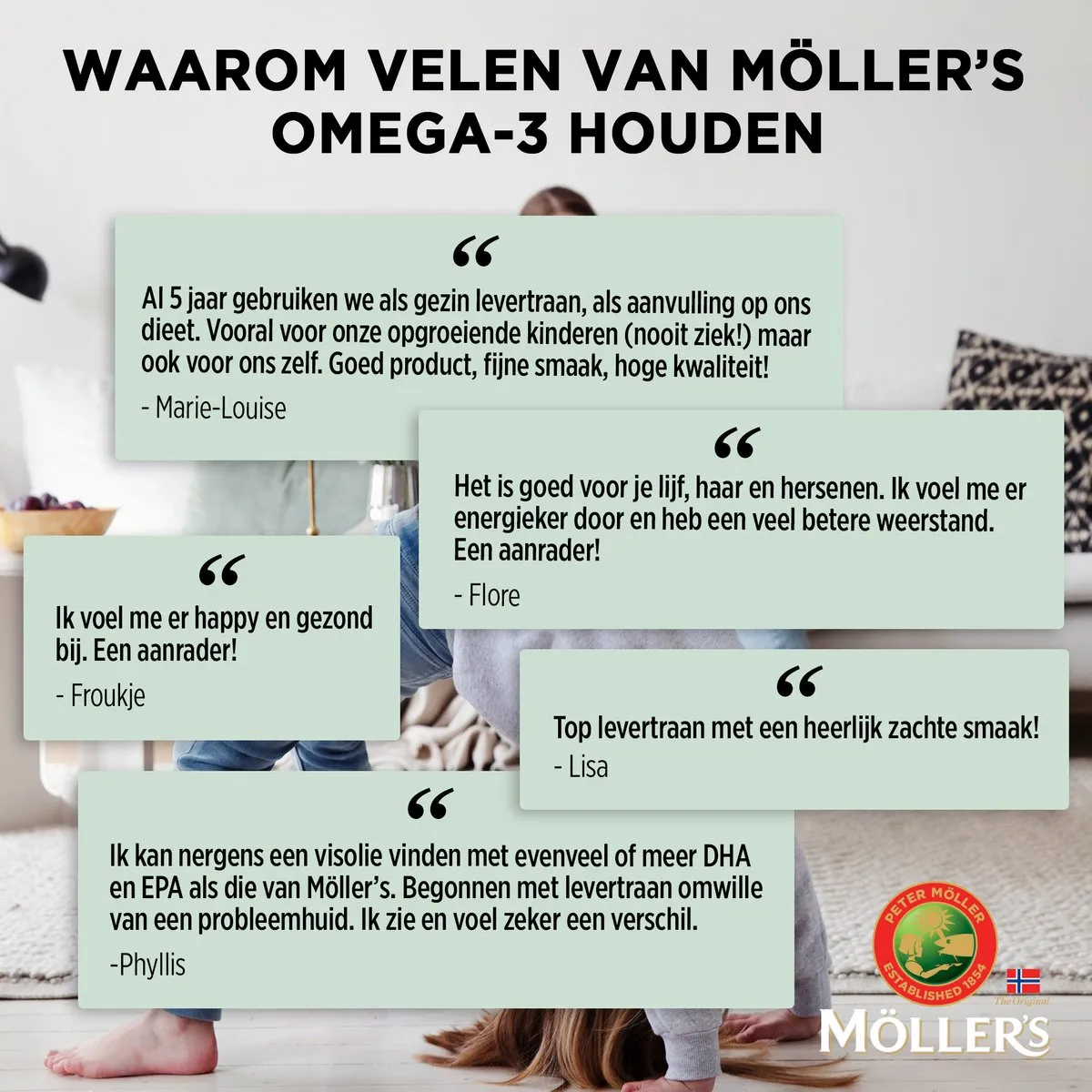 6x Mollers Omega-3 Levertraan Appel (250 ml) - image 4