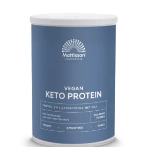Mattisson Vegan Keto Protein Shake - Pea, Rice & Mct (350 gr)
