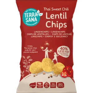 TerraSana Linzenchips Thai sweet chili bio (75 gr)