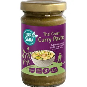 Terrasana Thaisegroene Currypasta Bio (120 gr)