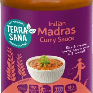 Terrasana Indiase Madras Currysaus (350 gr)