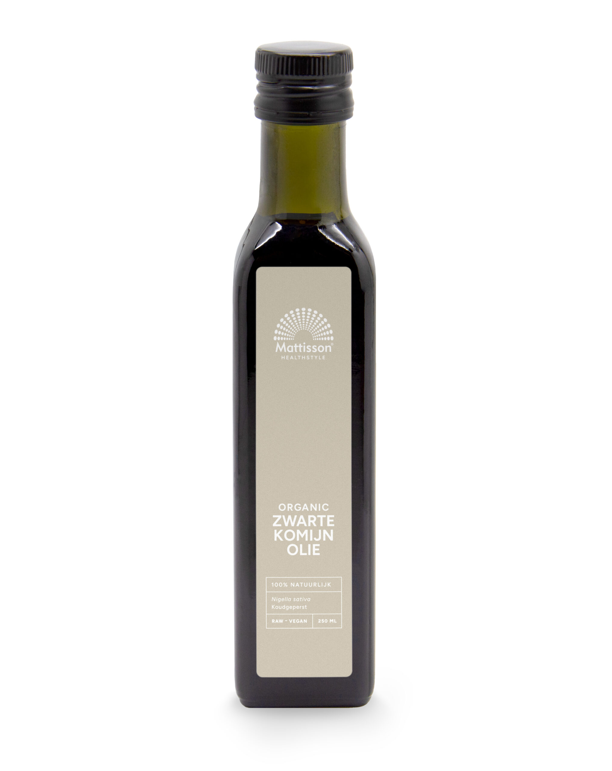 Mattisson Biologische Zwarte Komijn Olie Bio (250 ml)