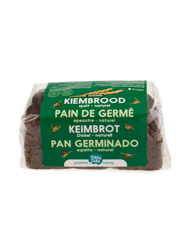 Terrasana Gekiemd Speltbrood Naturel Bio (400 gr)