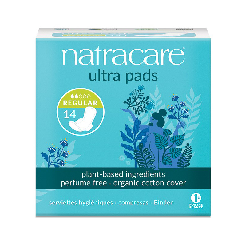 Natracare Maandverband ultra met vleugels (14 stuks)