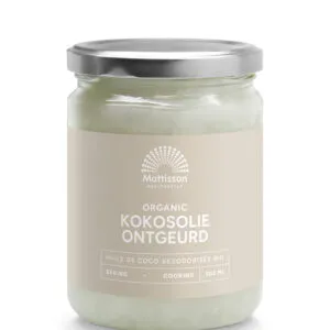 Mattisson Kokosnootolie Geurloos Bio (500 gr)