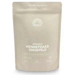Mattisson Hennepzaad Ongepeld Bio (400 gr)