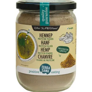 Terrasana Raw Hennep Protein Poeder In Glas Bio (200 gr)