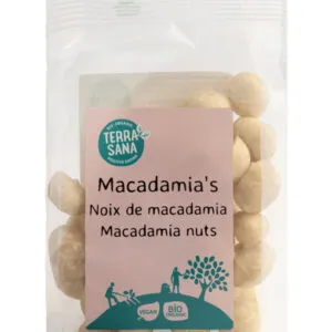TerraSana RAW Macadamianoten gepeld bio (100 gr)