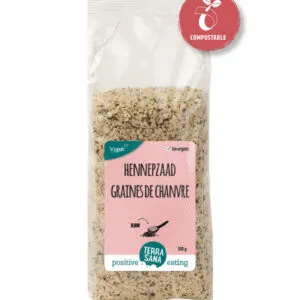 Terrasana Raw Hennepzaad Gepeld Bio (500 gr)