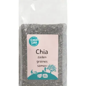 Terrasana Raw Chia Zaad Zwart Bio (300 gr)
