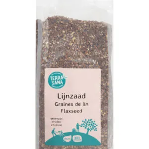 Terrasana Raw Lijnzaad Gebroken Bio (400 gr)