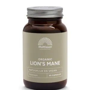 Mattisson Lion'S Mane 500Mg Bio (60 vega capsules)