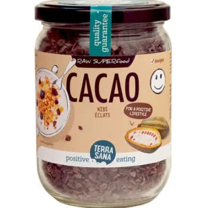 Terrasana Raw Cacao Nibs In Glas Bio (230 gr)