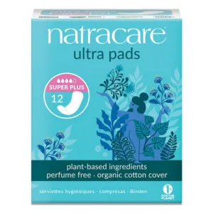 Natracare Maandverband super plus (12 stuks)
