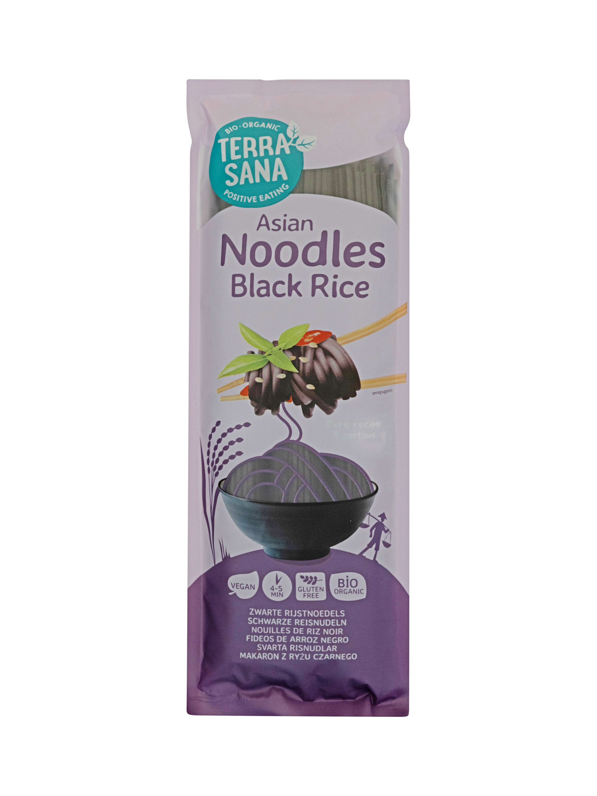 Terrasana Zwarte Rijstnoedels Bio (250 gr)