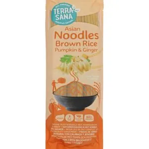 Terrasana Bruine Rijstnoedels Pompoen En Gember Bio (250 gr)
