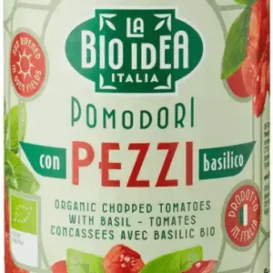 La Bio Idea Tomatenstukjes Basilicum Bio (400 gr)