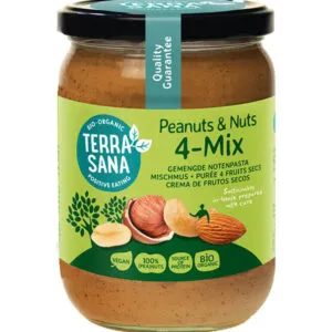 TerraSana Gemengde notenpasta zonder zout bio (500 gr)
