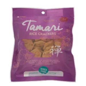 Terrasana Japanse Bruine Rijscrackers Eko Bio (60 gr)