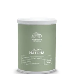 Mattisson Matcha Powder Poedergreen Tea Bio (125 gr)