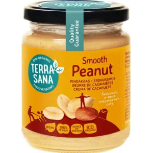 TerraSana Pindakaas fijn zonder zout bio (250 gr)