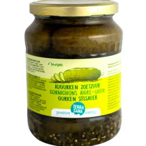 Terrasana Augurken Fris Zoet/Zuur Bio (670 gr)