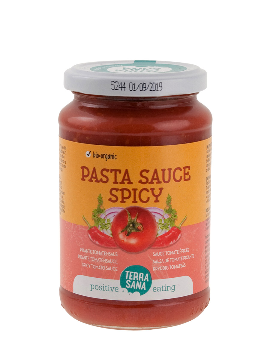 Terrasana Tomatensaus Pikant Bio (340 gr)