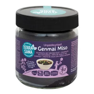 Terrasana Genmai Miso Ongepasteuriseerd Glas Bio (350 gr)