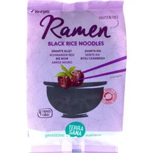 TerraSana Ramen zwarte rijst bio (280 gr)