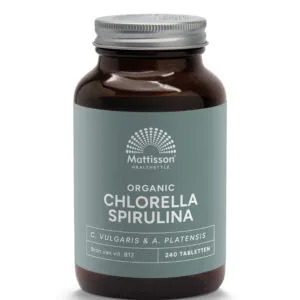 Mattisson Organic Chlorella Spirulina 500Mg Bio (240 tabletten)