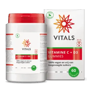 Vitals Vitamine C + D3 gummies (60 stuks)