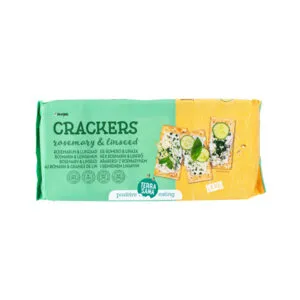 Terrasana Crackers Rozemarijn & Lijnzaad Bio (250 gr)