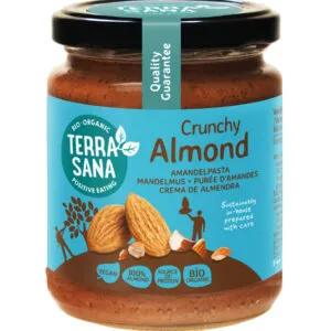 TerraSana Amandelpasta bruin crunchy (250 gr)