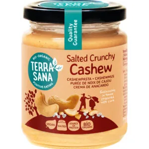 TerraSana Cashewpasta crunchy met himalayazout (250 gr)