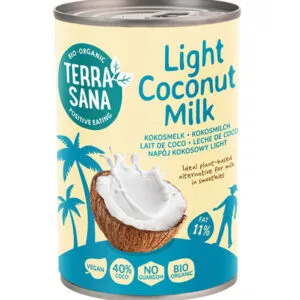 TerraSana Kokosmelk light 11% vet bio (400 ml)