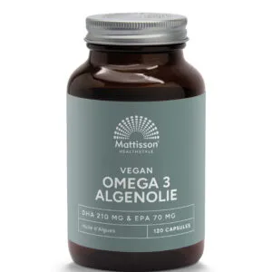 Mattisson Vegan Omega-3 Algenolie Dha 210Mg Epa 70Mg (120 vega capsules)
