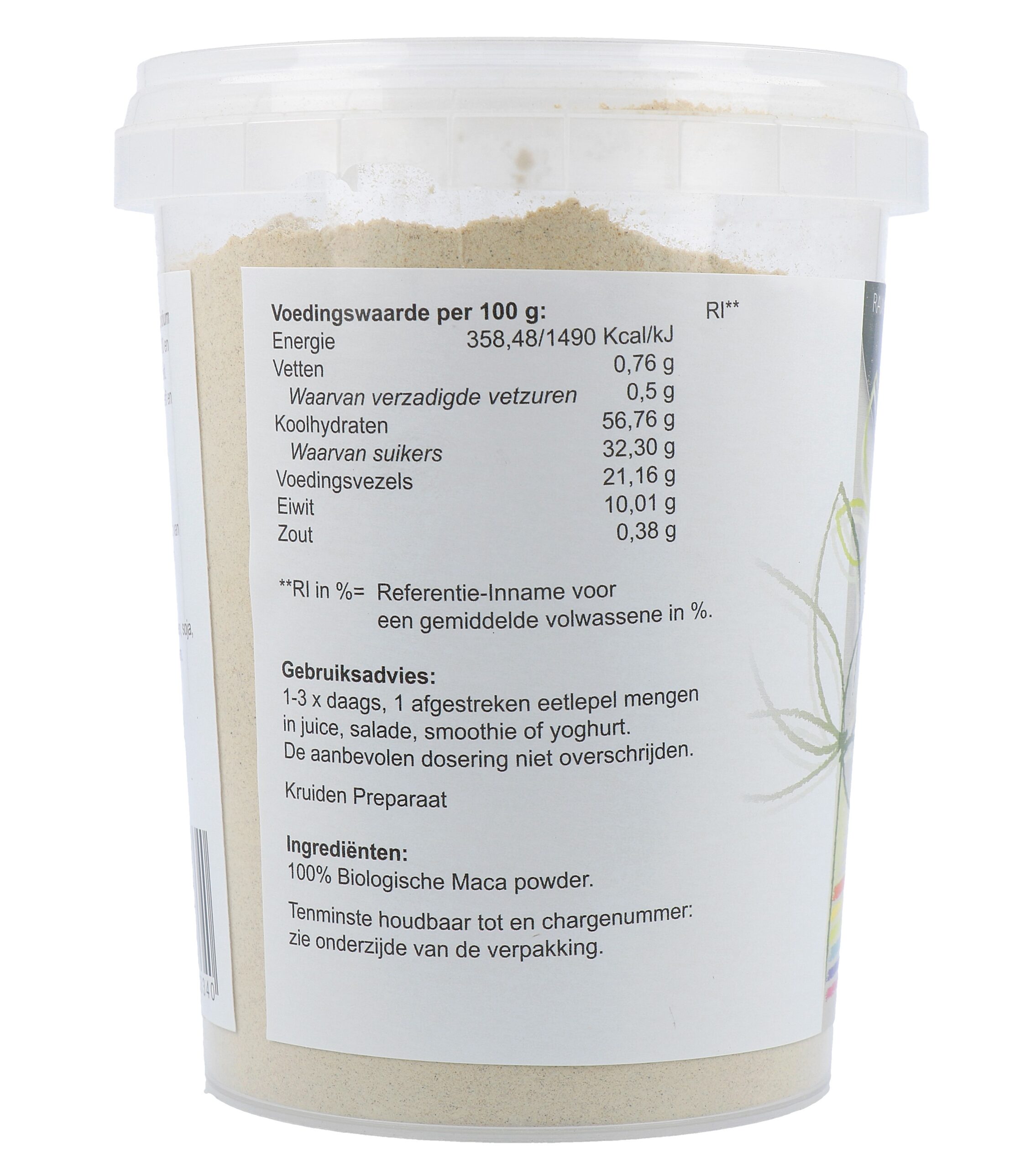 It's Amazing Raw & organic maca poeder bio (300 gr) - image 2