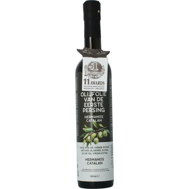 Amanprana Hermanos Catalan Olijfolie Extra Vierge Bio (500 ml)