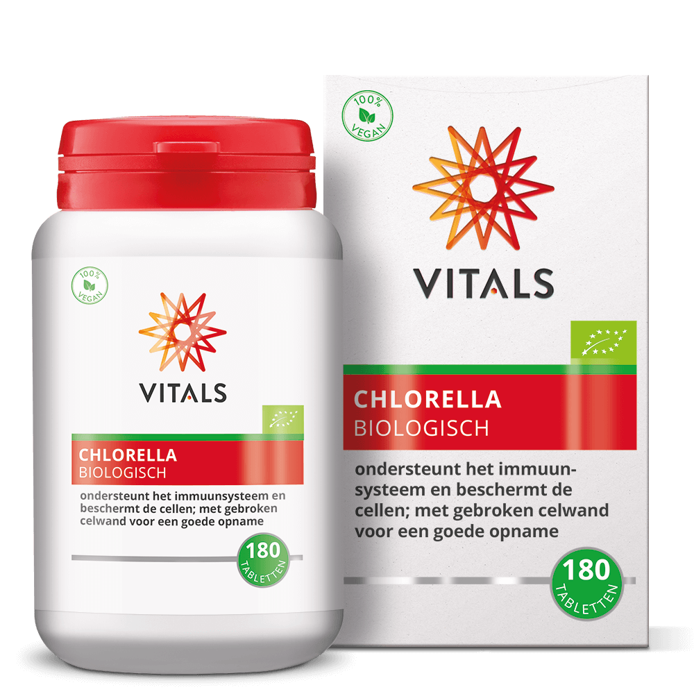 Vitals Chlorella Biologisch (180 tabletten)