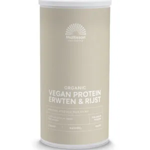 Mattisson Vegan Protein Erwten & Rijst Naturel Bio (500 gr)