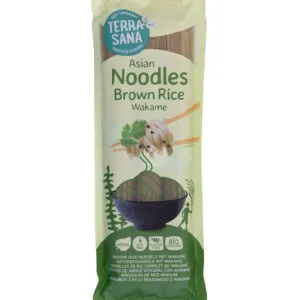 Terrasana Bruine Rijstnoedels Met Wakame Bio (250 gr)