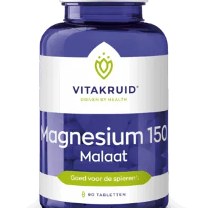 Vitakruid Magnesium 150 Malaat Met Vitamine B6 (P-5-P) (90 tabletten)