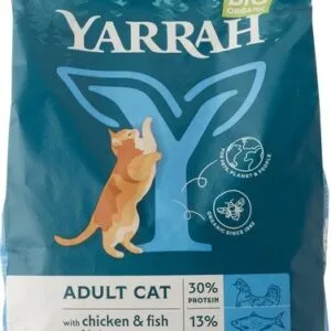 Yarrah Organic cat dry food chicken & fish MSC bio (2400 gr)