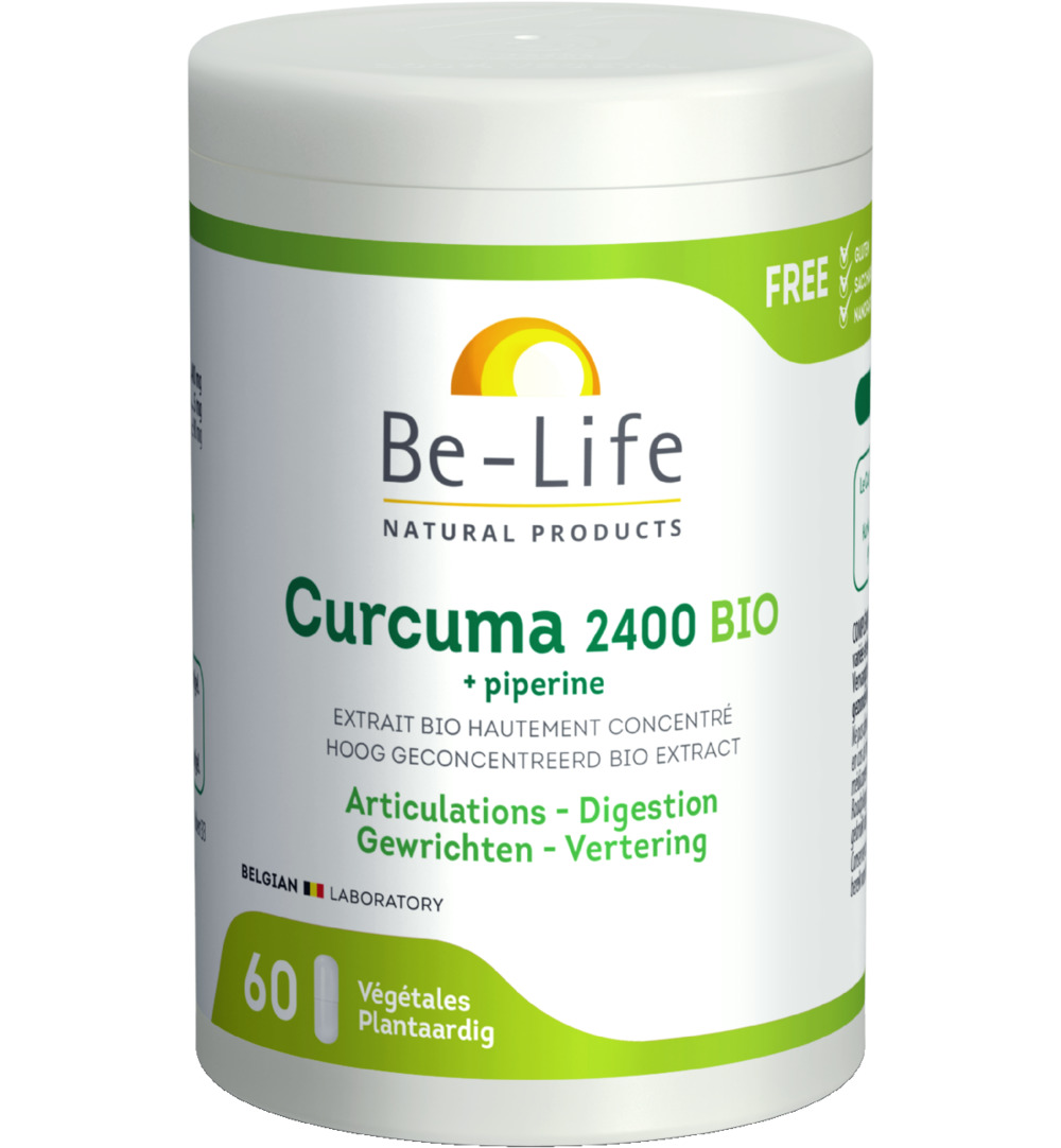 Be-Life Curcuma 2400 + piperine bio (60 softgels)