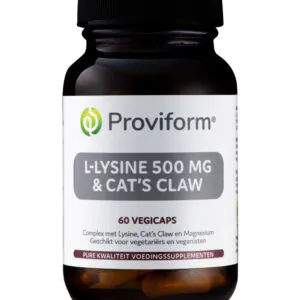 Proviform L-Lysine 500 Mg & Cats Claw (60 vega capsules)